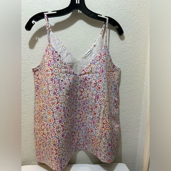 Le Sarte Pettegole top spaghetti straps multicolored NWT size 42 - Picture 1 of 6